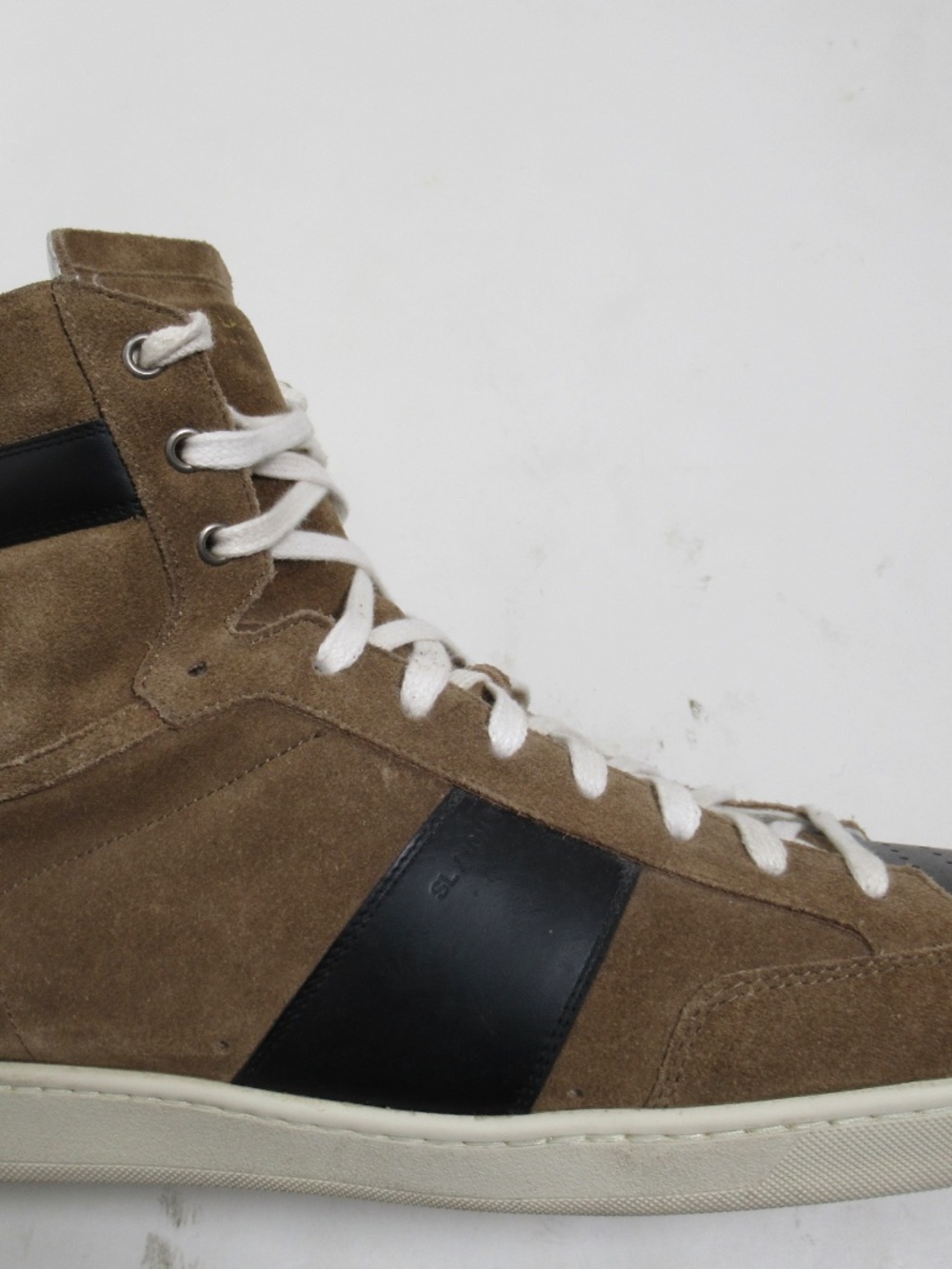Saint Laurent Court Classic SL/ 10H Sneakers Brown Black 17 US / 16 UK / 50 EU